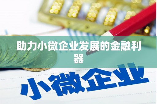 崇信助力小微企业发展的金融利器