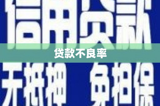 崇信贷款不良率