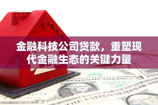 崇信金融科技公司贷款，重塑现代金融生态的关键力量
