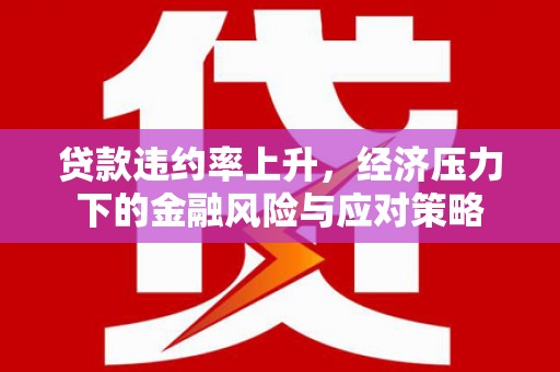 崇信贷款违约率上升，经济压力下的金融风险与应对策略