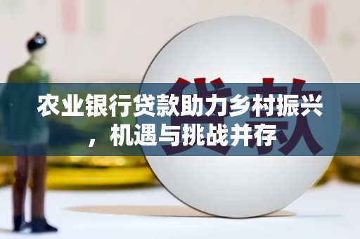 崇信农业银行贷款助力乡村振兴，机遇与挑战并存