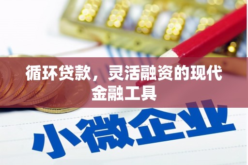 崇信循环贷款，灵活融资的现代金融工具